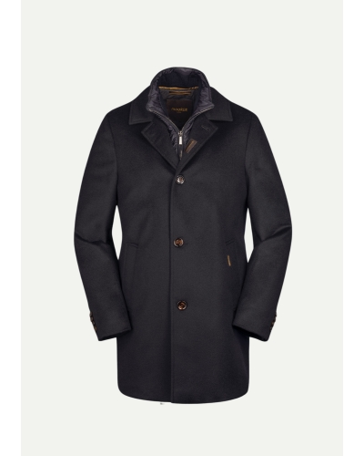 MooRER - Overcoat wool/cashmere - Navy