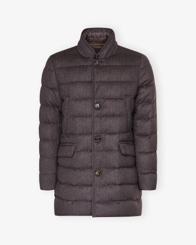 MooRER - Parka goose down - Wool/cashmere - Brown
