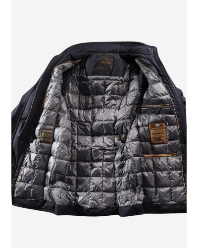 MooRER - Padded overcoat with goose down - Navy