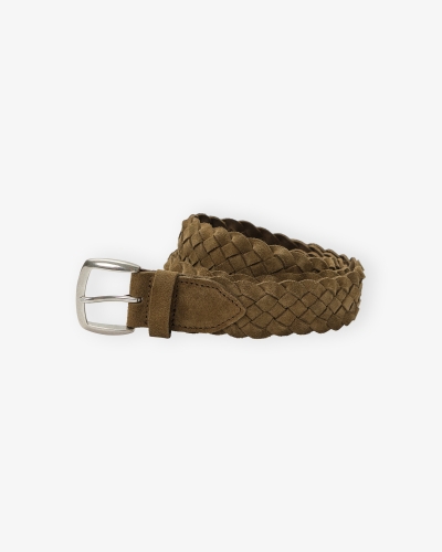 D'Amico - Belt Braided calf leather - Green