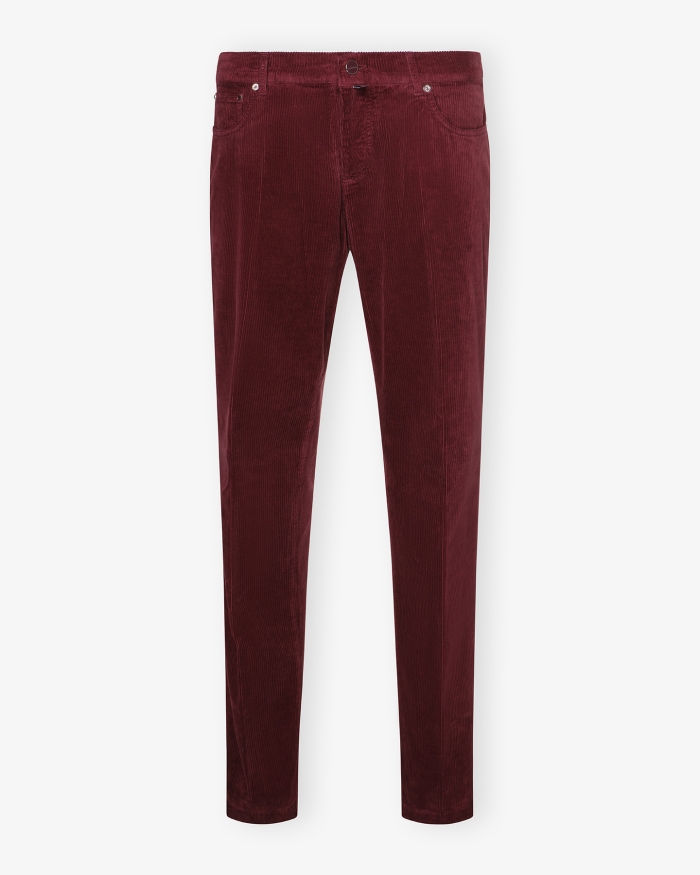 KITON Kiton - Trousers corduroy - Bordeaux
