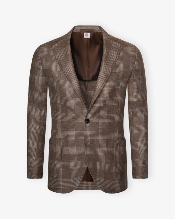 BORRELLI NAPOLI Borrelli Napoli - Jacket wool silk - Brown