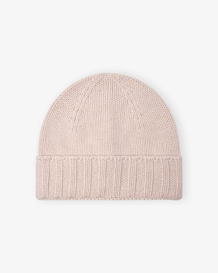 LES HOMMES D'AMSTERDAM LHDA - Beanie cashmere - Cream