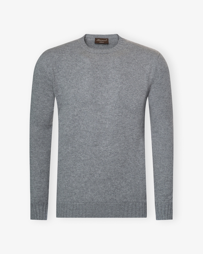 DORIANI CASHMERE Doriani Cashmere - Round neck cashmere - Grey