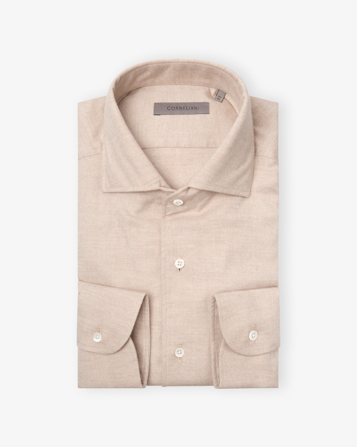 CORNELIANI Corneliani - Shirt flannel - Taupe