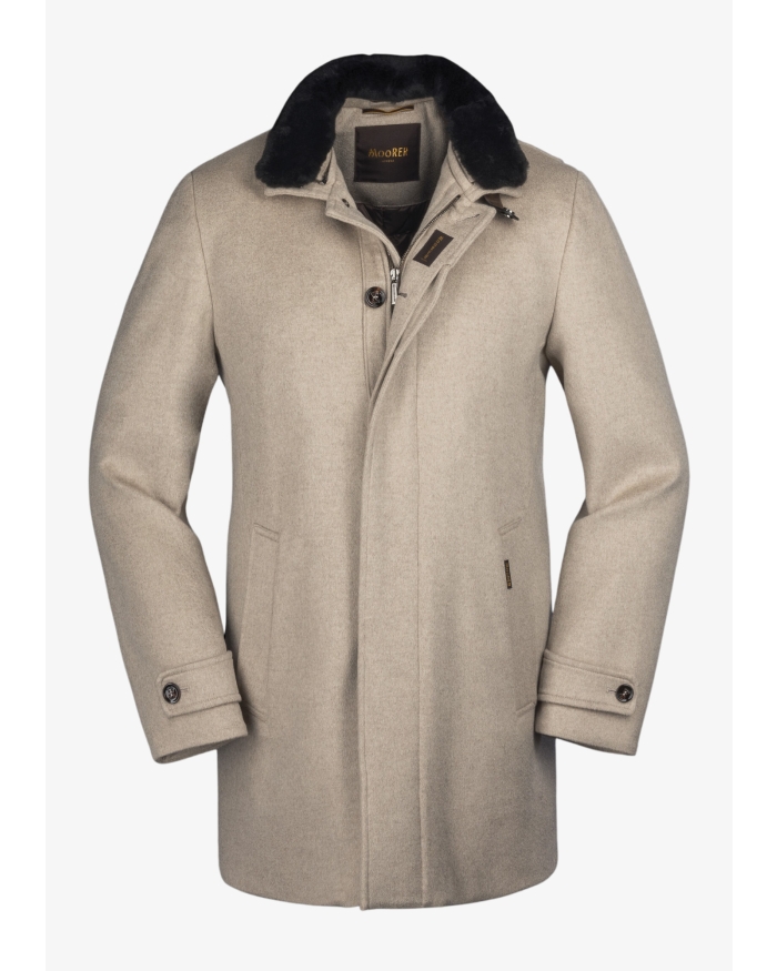 MOORER MooRER - Coat baby cashmere - Taupe