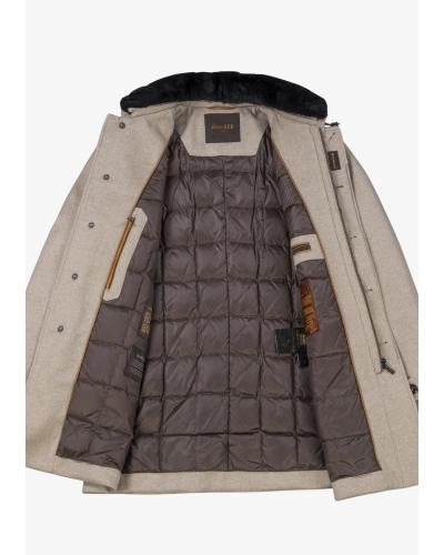 MooRER - Coat baby cashmere - Taupe