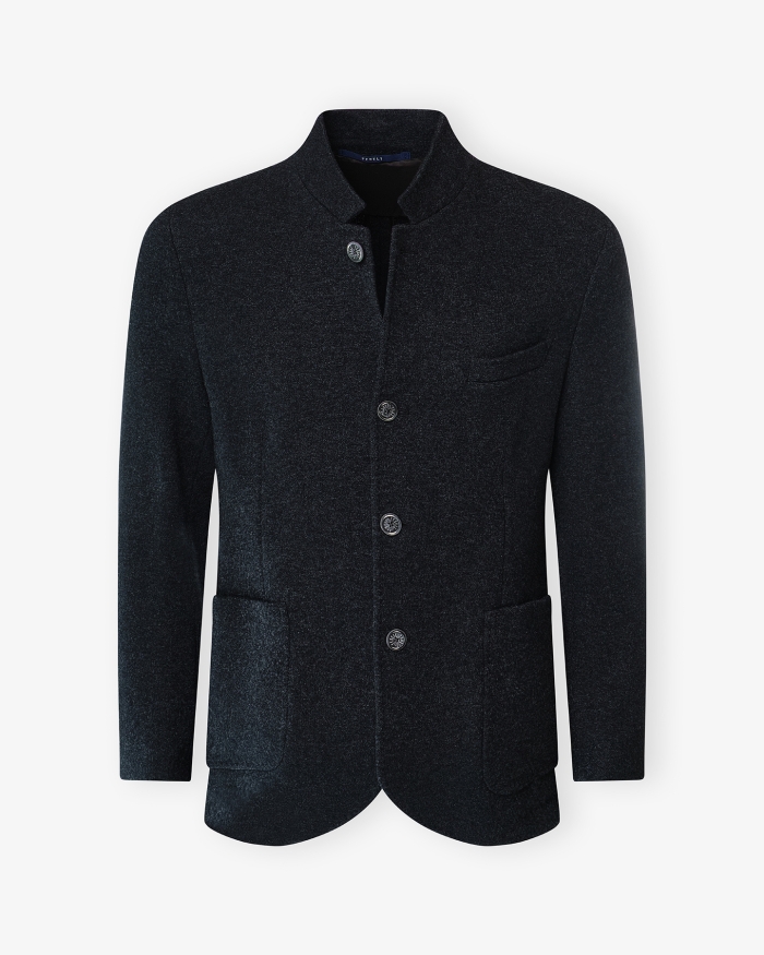 FEDELI Fedeli - Jacket cashmere - Dark grey