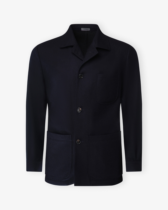 CORNELIANI Corneliani - Jacket wool silk - Navy