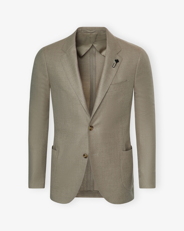 LARDINI Lardini x Loro Piana - Jacket full cashmere - Taupe