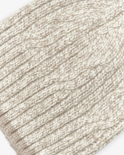 Beanie - Cashmere - Greige melange