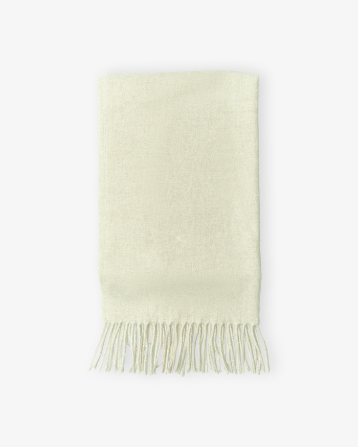 LES HOMMES D'AMSTERDAM LHDA - Scarf cashmere - Cream