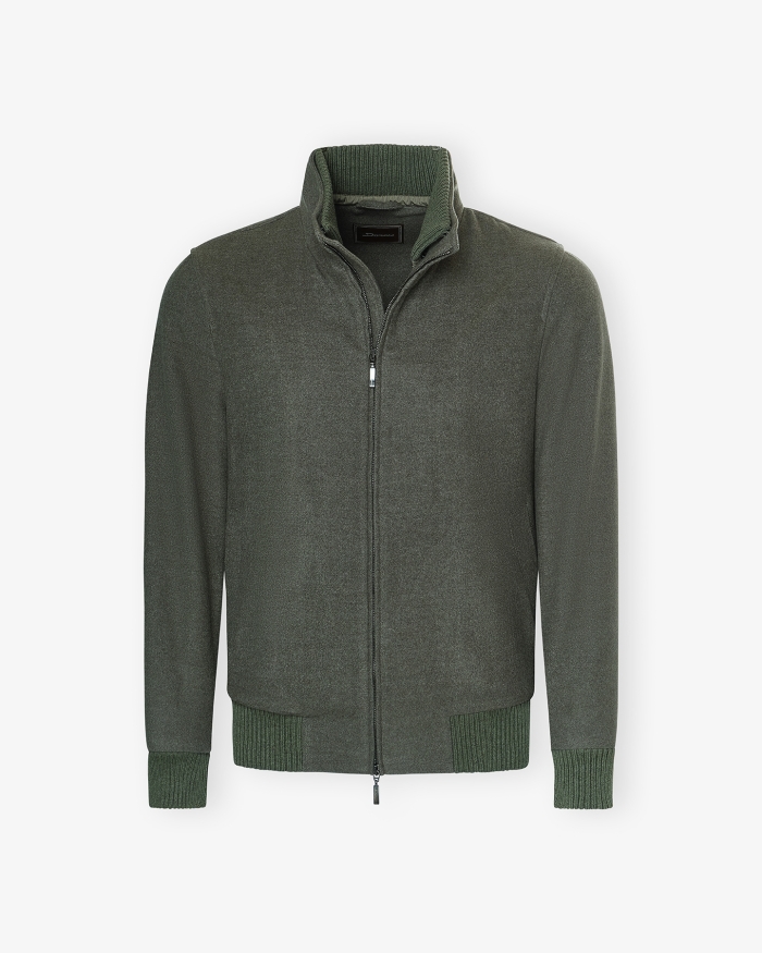 DORIANI CASHMERE DC - Jacket wool cashmere - Olive