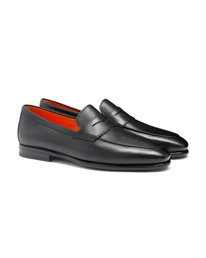 SANTONI Santoni - Loafer Carlos - Goodyear - Black