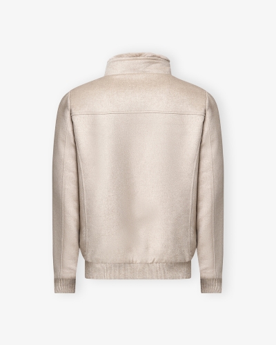 MooRER - Bomber baby cashmere - Taupe