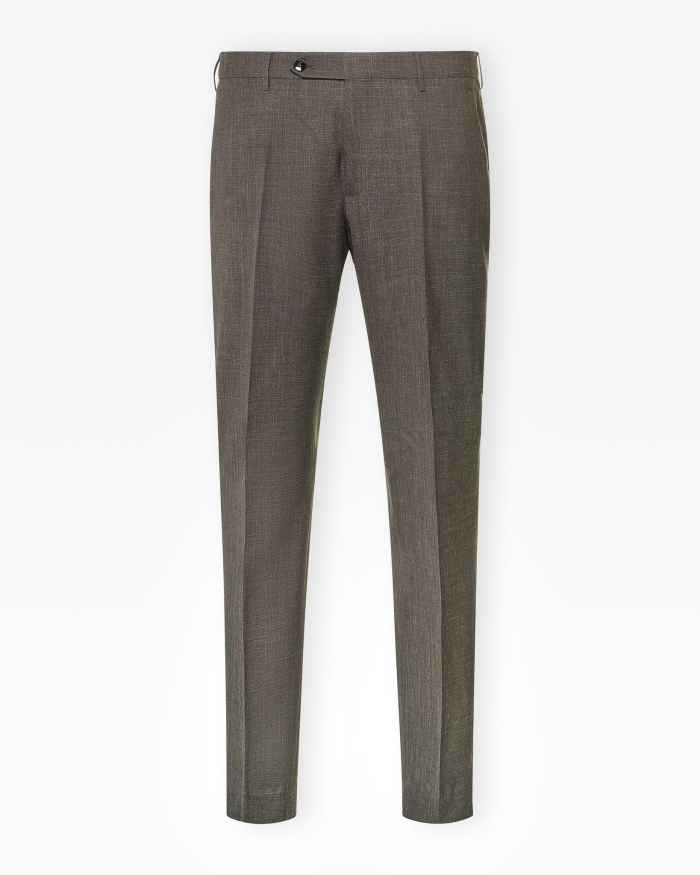 BERWICH Berwich x Loro Piana - Trousers wool silk linen - Brown