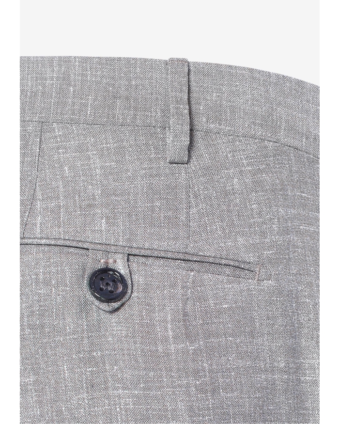 BERWICH Berwich x Loro Piana - Trousers wool silk linen - Grey
