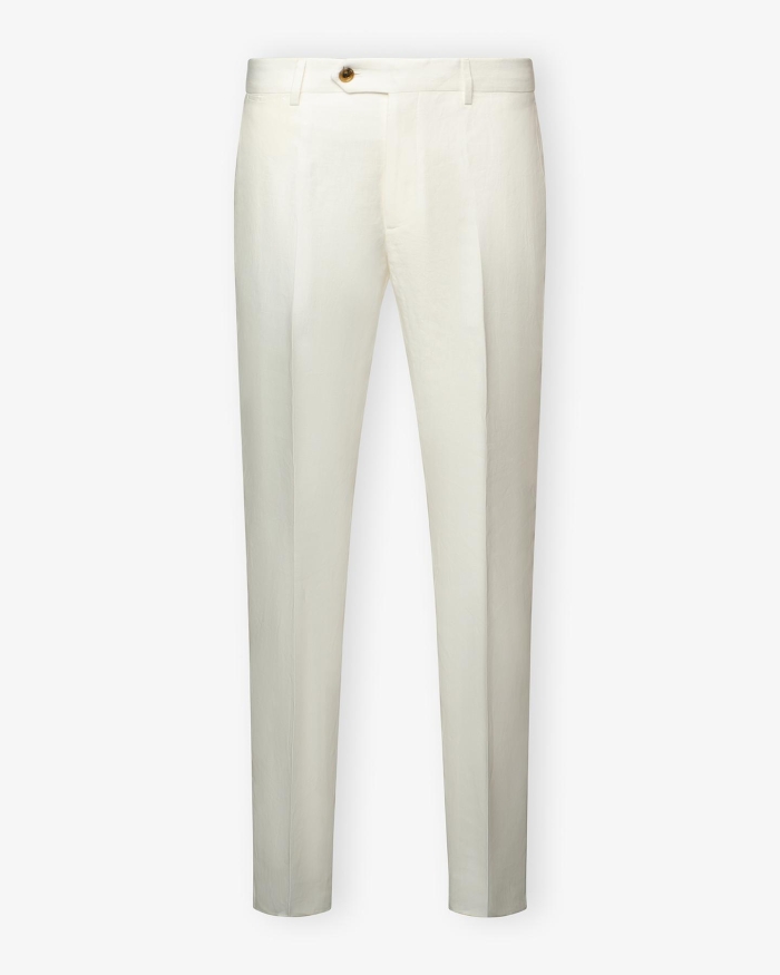 BERWICH Berwich - Trousers linen - White