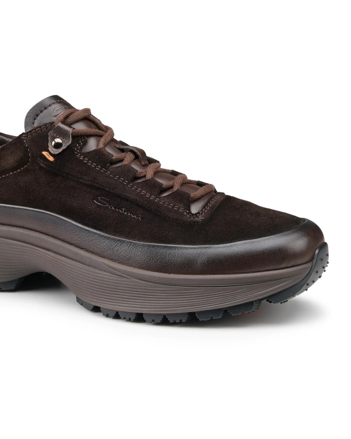 SANTONI Santoni - Easy bounce mountain sneaker - Brown